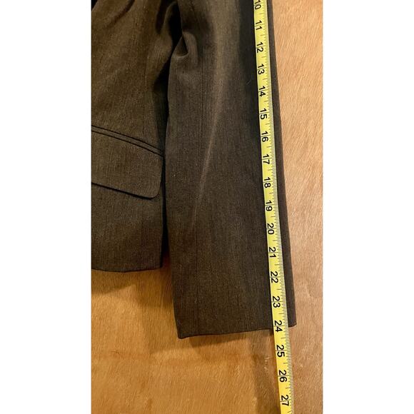 Evan Picone Women’s Charcoal Gray Blazer – Stretch Suit Jacket Size 10 - Picture 9 of 11